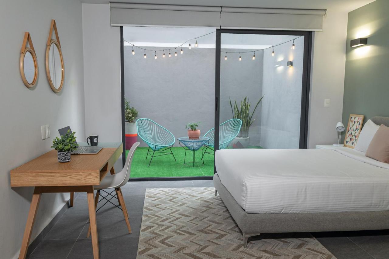 Апартаменти Niu Modern & Centric Lofts Мехіко Екстер'єр фото